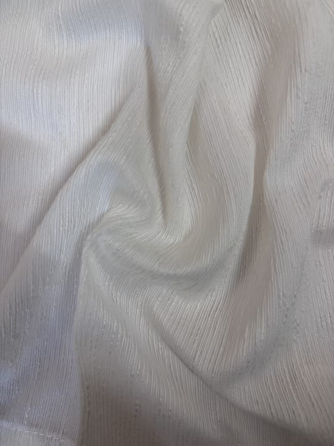 Mondo-Ivory linen sheer fabric